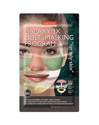 Комбинированный набор масок для жирной кожи PUREDERM Galaxy 3X Multi-Masking Program For Oily Skin, 3*5гр.