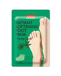 Мгновенная смягчающая маска для ног из семян конопли PUREDERM Instant Softening Hemp Seed Foot Mask, 1 пара