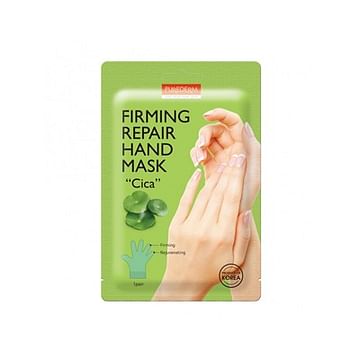 Укрепляющая восстанавливающая маска для рук PUREDERM Firming Repair Hand Mask Cica, 1 пара