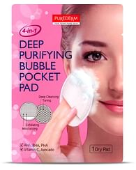 Подушечка (пэд) с пузырьками для глубокого очищения лица PUREDERM Deep Purifying Bubble Pocket Pad, 1шт.