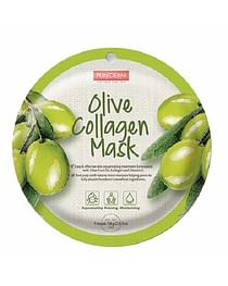 Коллагеновая тканевая маска с экстрактом плодов оливы PUREDERM Olive Collagen Mask, 18гр.