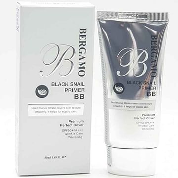 ББ-крем BERGAMO Black Snail Primer BB Cream SPF50+ PA+++,50мл.