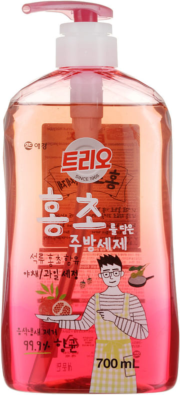У/Т Средство для мытья посуды AEKYUNG Trio Red vinegar Гранат бутылка, 700мл.