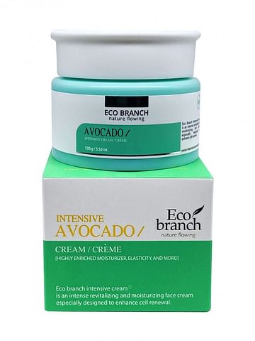 Крем для лица Eco branch INTENSIVE AVOCADO cream, 100мл.