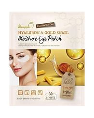 Патчи для глаз с гиалуроновой кислотой и экстрактом золотой улитки SkinApple Hyaluron & Gold Snail Moisture Eye Patch, 30шт.