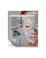 Маска для лица (Грязевая) PUREDERM Pore Cleansing Mud Sheet Mask "Volcanic Ash", 15гр.