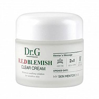 Восстанавливающий крем с 5 видами центеллы Dr.G Red Blemish Clear Soothing Cream, 70мл.