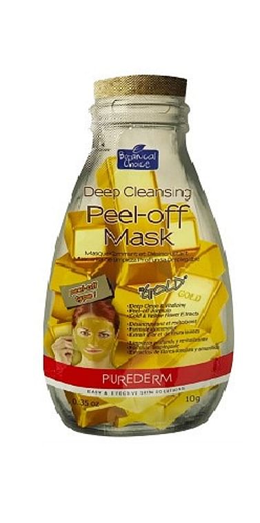 Маска-пленка PUREDERM Deep Cleansing Peel-Off Mask, 10гр. (Gold)