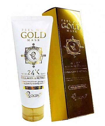 Маска для лица (маска-пленка) boon7 Peel Off Gold Mask Collagen&Retinol 100 гр