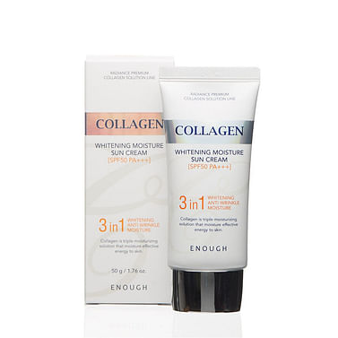 Солнцезащитный крем Enough Collagen Whitening Moisture Sun Cream 3in1, 50 гр