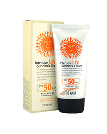 Интенсивный солнцезащитный крем 3W CLINIC Intensive UV Sunblock Cream, 70мл.