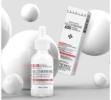 Осветляющая ампульная сыворотка с глутатионом MEDI-PEEL Bio-Intense Gluthione 600 White Ampoule, 30мл.