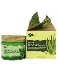 Увлажняющий и питательный крем для лица XAIVITA Aloe 76% Vitamin Capsule Wrinkle Cream, 70гр.