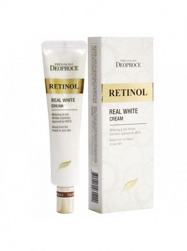 Крем для век и носогубных складок с ретинолом Deoproce Premium Retinol Real White Cream, 40мл.
