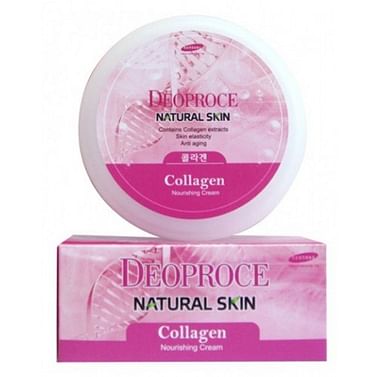 Крем для лица и тела Deoproce Natural Skin Nourishing Cream - Коллаген