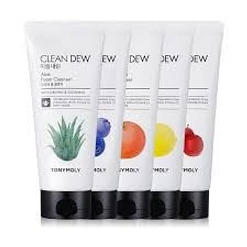 Пенка для очищения кожи лица TONYMOLY Clean Dew Foam Cleanser, 180мл. - Ацерола