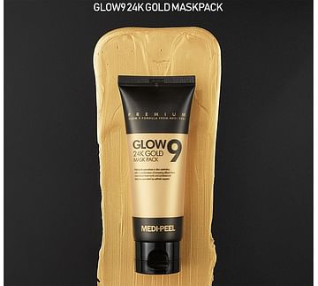 Золотая маска-пленка MEDI-PEEL Glow 9 24K Gold Mask Pack, 100мл.