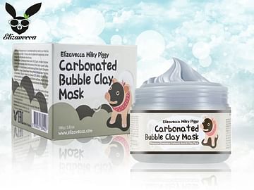 Пузырьковая маска для лица Elizavecca Milky Piggy Carbonated Bubble Clay Mask, 100 гр
