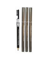 Карандаш для бровей с щеткой для растушевывания Deoproce soft and high quality eyebrow pencil - №24 (Темно-коричневый)