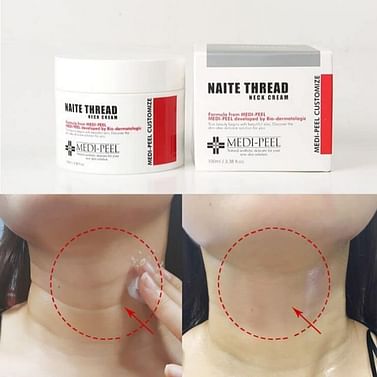 Подтягивающий крем для шеи с пептидным комплексом MEDI-PEEL Naite Thread Neck Cream, 100мл.