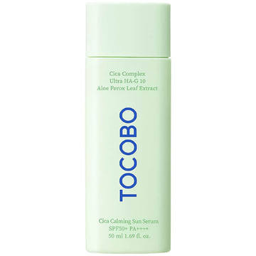 Успокаивающая солнцезащитная сыворотка Tocobo Cica Calming Sun Serum SPF50 50мл