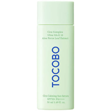 Успокаивающая солнцезащитная сыворотка Tocobo Cica Calming Sun Serum SPF50 50мл