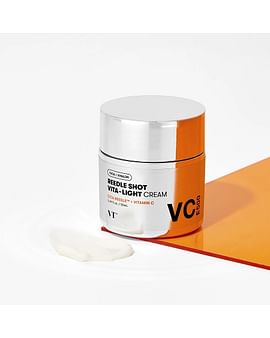 Осветляющий крем с витамином С и микроиглами VT Cosmetics Reedle Shot Vita-Light Cream 50 мл Осветляющий крем с витамином С и микроиглами VT Cosmetics Reedle Shot Vita-Light Cream 50 мл