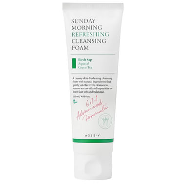 ПРИЕДЕТ 5-6.11 Увлажняющая пенка для умывания AXIS-Y Sunday Morning Refreshing Cleansing Foam 120мл