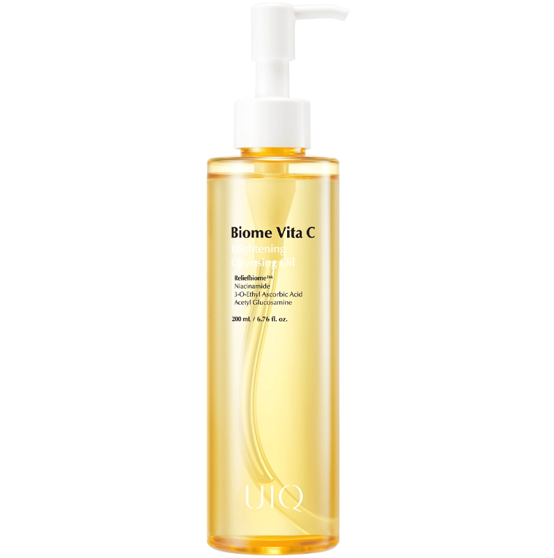 Лёгкое гидрофильное масло с витамином С для сияния кожи UIQ Biome Vita C Brightening Cleansing Oil 200 мл