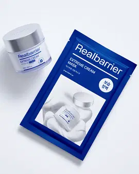 Восстанавливающая тканевая маска с церамидами Real Barrier Extreme Cream Mask Восстанавливающая тканевая маска с церамидами Real Barrier Extreme Cream Mask