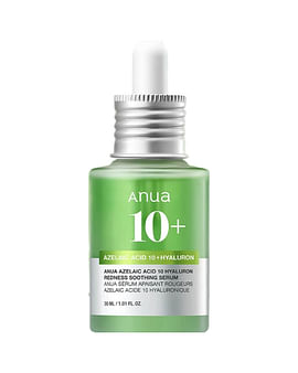 Успокаивающая сыворотка с азелаиновой кислотой Anua Azelaic Acid 10 Hyaluron Redness Soothing Serum 30мл Успокаивающая сыворотка с азелаиновой кислотой Anua Azelaic Acid 10 Hyaluron Redness Soothing Serum 30мл