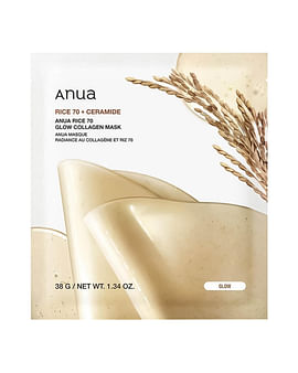 Гидрогелевая маска для сияния кожи с рисом Anua Rice 70 Glow Collagen Mask Гидрогелевая маска для сияния кожи с рисом Anua Rice 70 Glow Collagen Mask