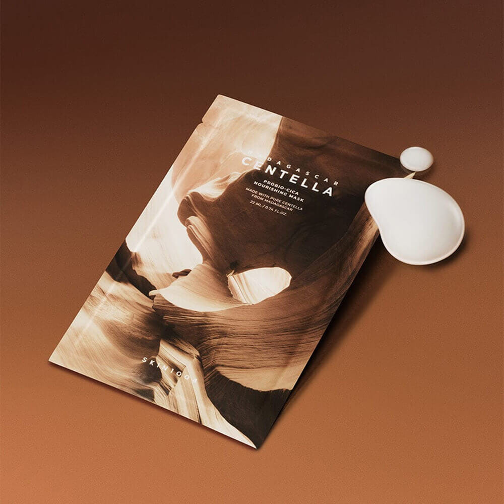 Питательная тканевая маска с пробиотиками SKIN1004 Madagascar Centella Probio-Cica Nourishing Mask