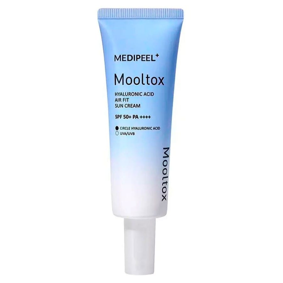 Лёгкий солнцезащитный крем с гиалуроновой кислотой MEDIPEEL Hyaluronic Acid Mooltox Air Fit Sun Cream 50мл
