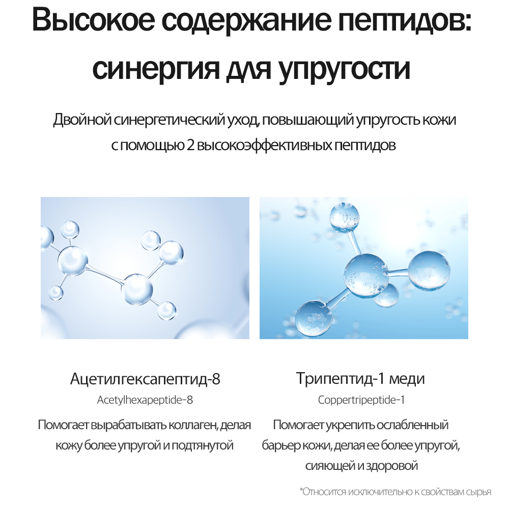 Крем для лица и кожи вокруг глаз с пептидами Derma Factory Peptide Facial And Eye Cream 20мл