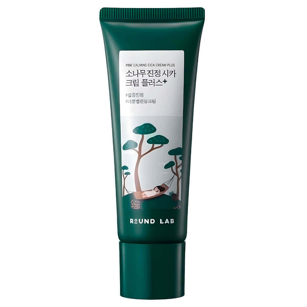 Двойной крем с экстрактом центеллы для проблемной кожи Round Lab Pine Calming Cica Cream Plus 60мл