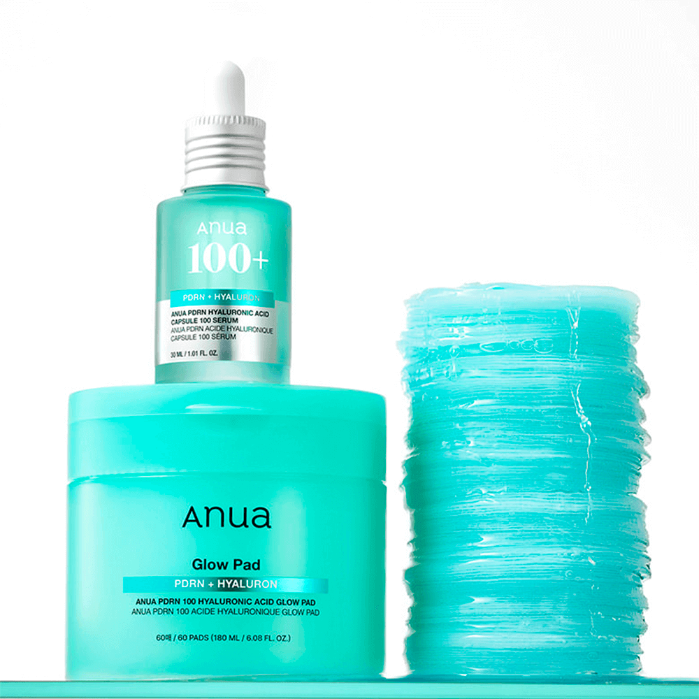 Увлажняющие пэды с ПДРН и гиалуроновой кислотой Anua PDRN 100 Hyaluronic Acid Glow Pad 60шт