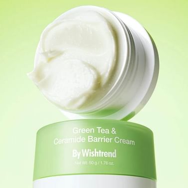 ПРИЕДЕТ 5-6.11 Восстанавливающий крем с зелёным чаем и церамидами By Wishtrend Green Tea & Ceramide Barrier Cream 50мл