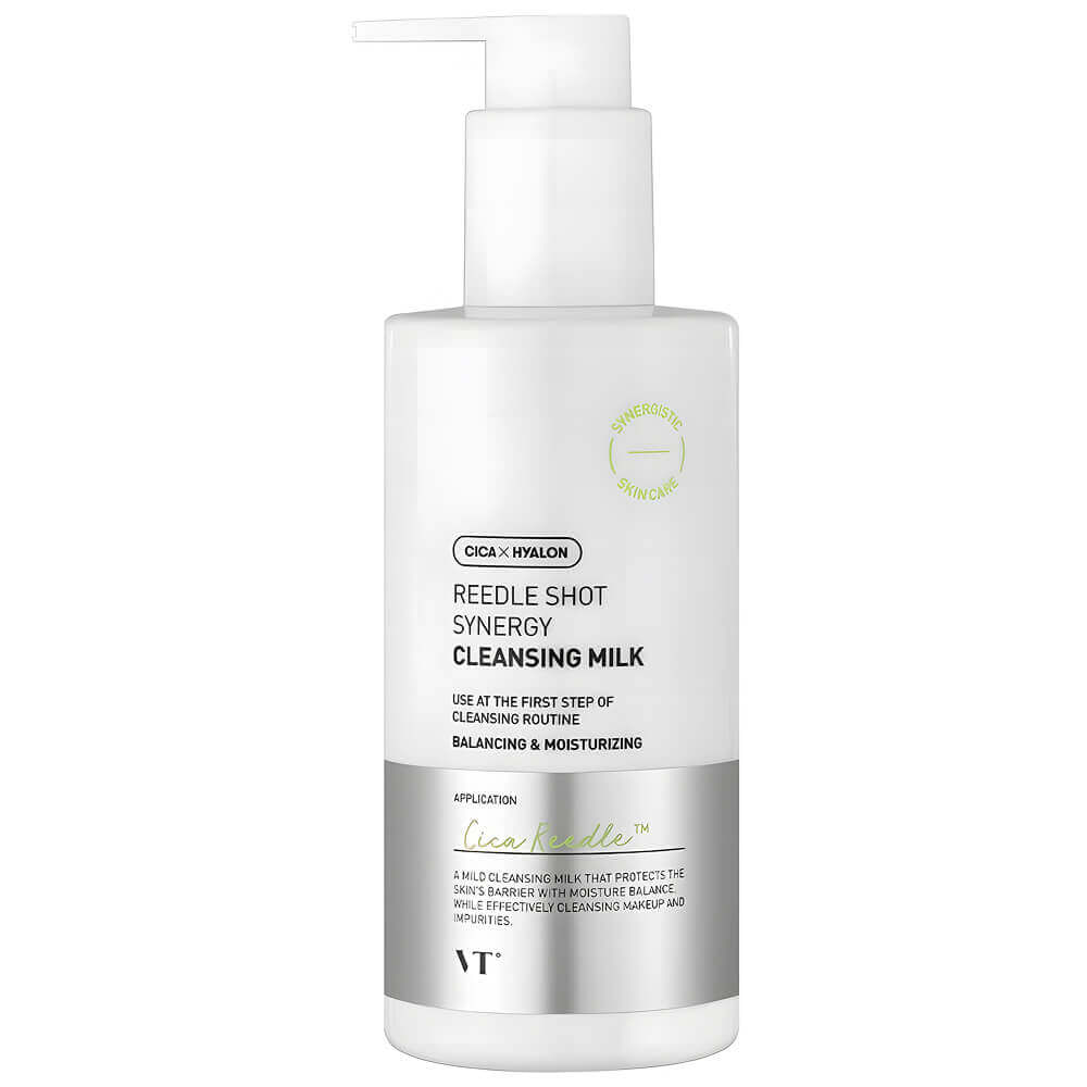 Молочко с микроиглами для снятия макияжа VT Cosmetics Reedle Shot Synergy Cleansing Milk 200мл