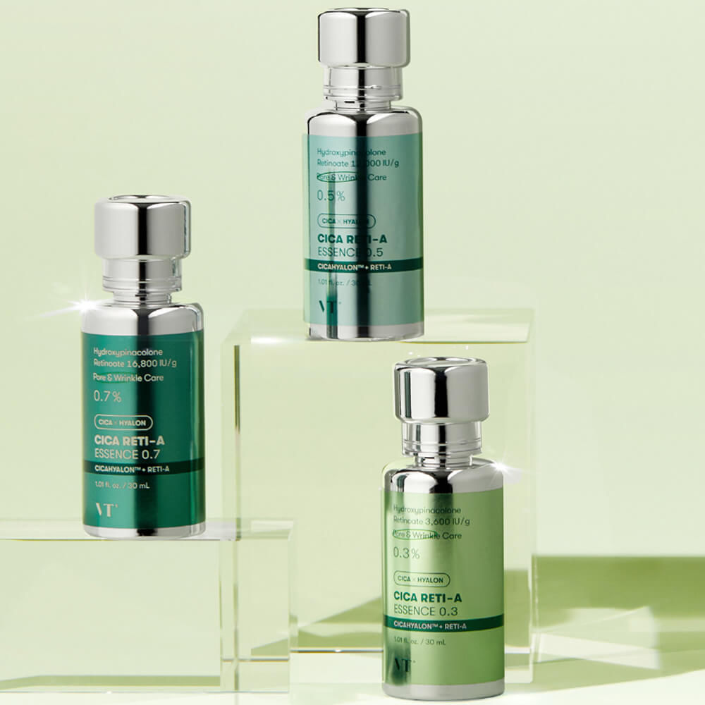 Интенсивная бустер-эссенция с ретинолом и центеллой VT Cosmetics Cica Reti-A Essence 0.5 30мл