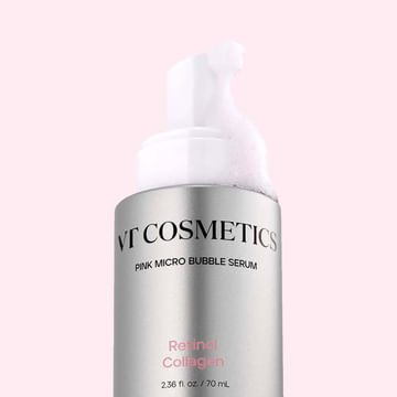 ПРИЕДЕТ 5.11.25 Пузырьковая сыворотка с ретинолом и коллагеном VT Cosmetics Retinol Collagen Pink Micro Bubble Serum 70мл