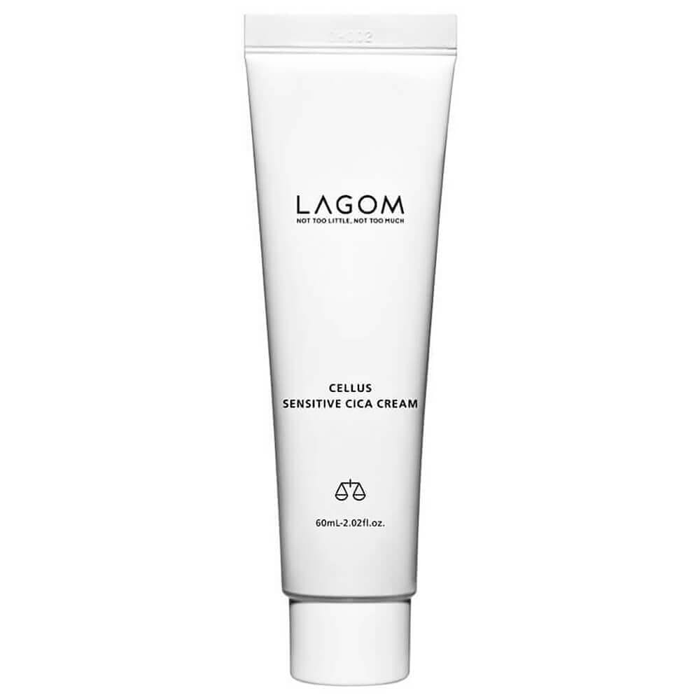 Успокаивающий барьерный крем с центеллой Lagom Cellus Sensitive Cica Cream 60мл