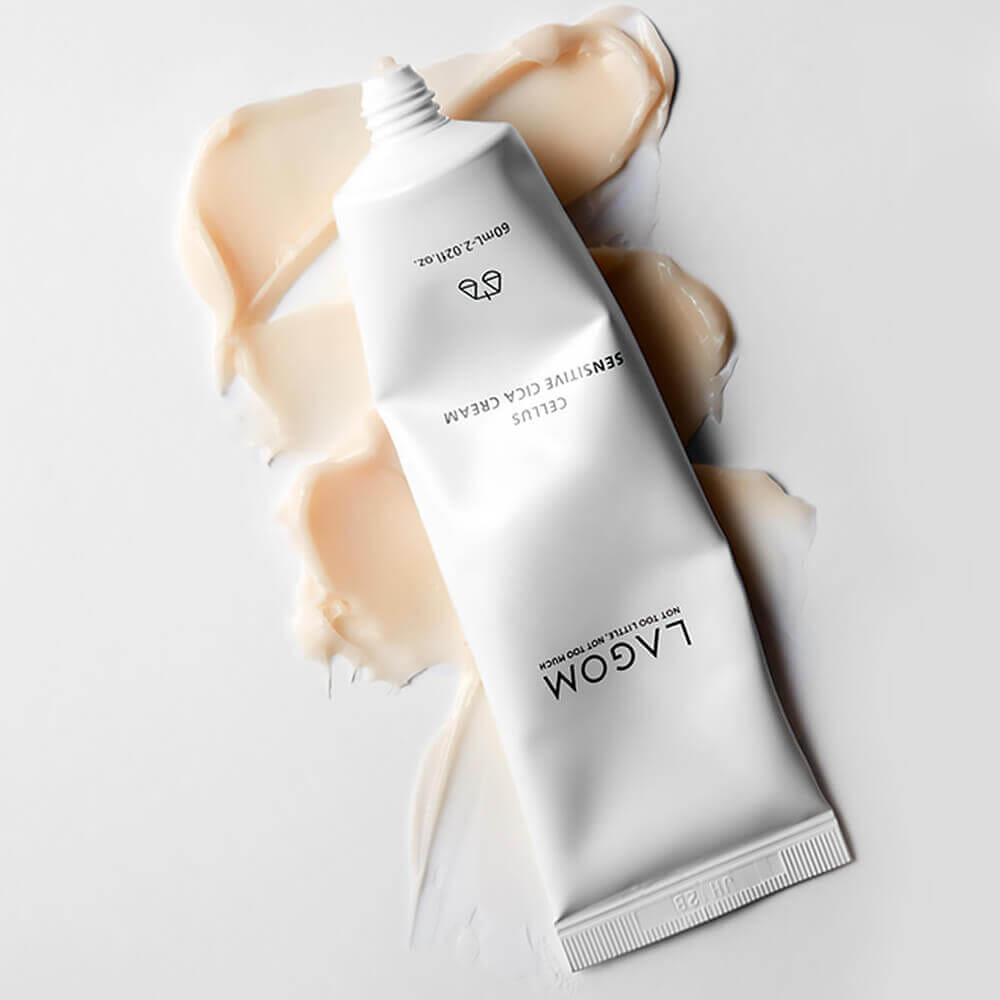 Успокаивающий барьерный крем с центеллой Lagom Cellus Sensitive Cica Cream 60мл