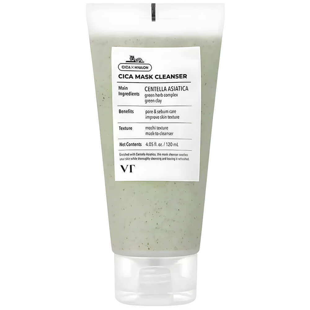 Очищающая маска-пенка с центеллой и ретинолом VT Cosmetics Cica Mask Cleanser 120мл