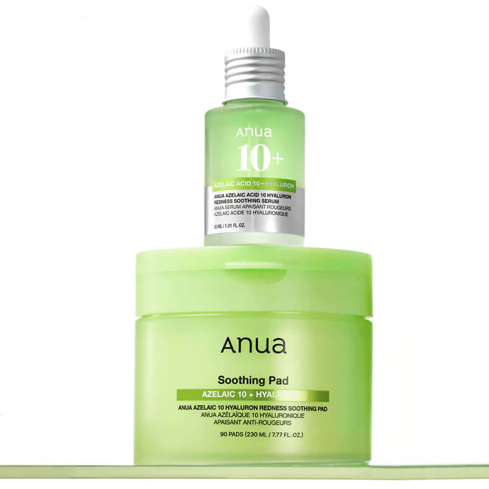 Пэды с азелаиновой кислотой Anua Azelaic Acid 10 Hyaluron Redness Soothing Pad 90шт