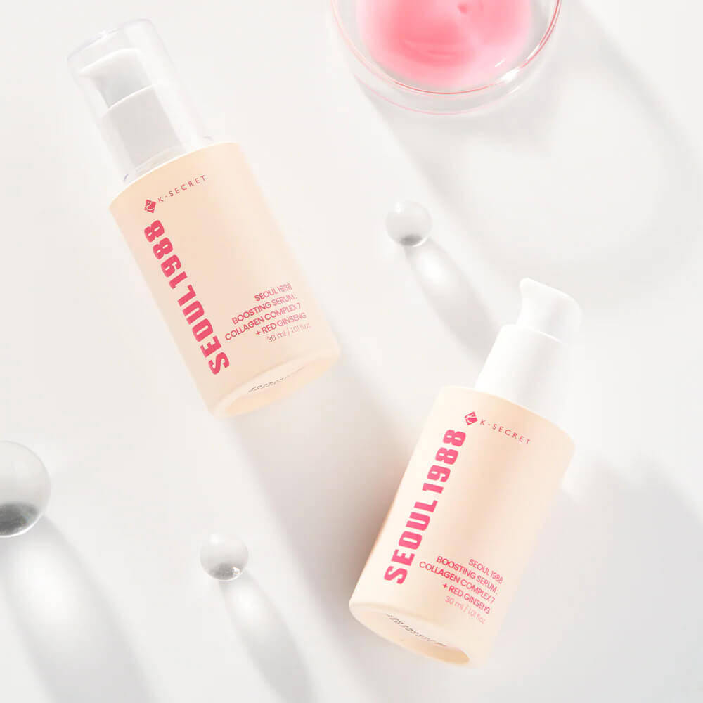 ПРИЕДЕТ ДО 30.12 Увлажняющая бустер-сыворотка K-SECRET SEOUL 1988 Boosting Serum Collagen Complex and Red Ginseng 30мл