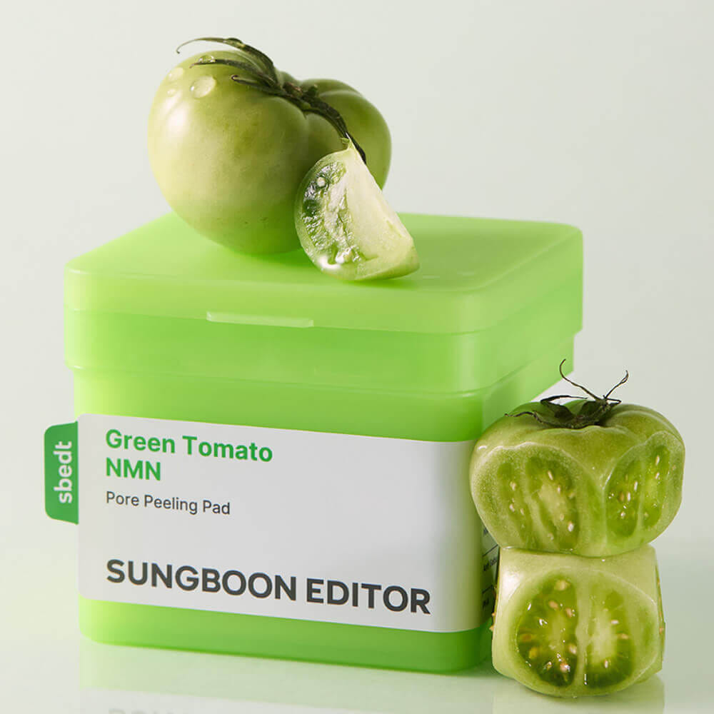 Пилинг-пэды для сужения пор Sungboon Editor Green Tomato NMN Pore Peeling Pad 60шт