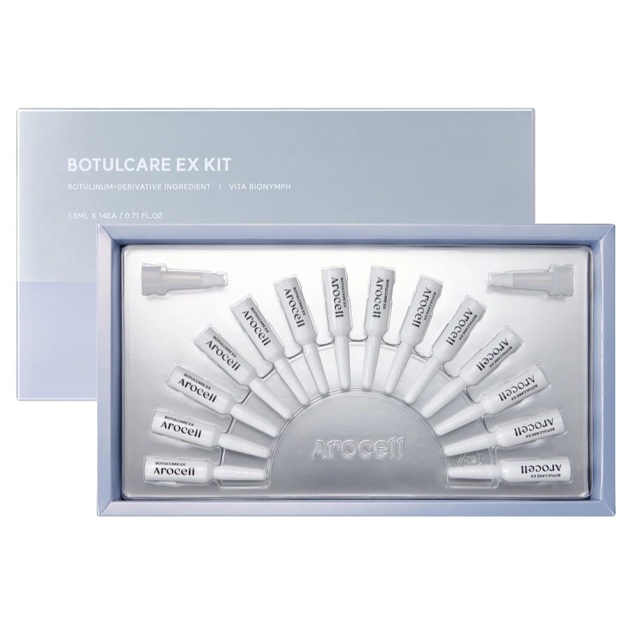 Пептидные ампулы для лифтинга и восстановления кожи с PDRN Arocell Botulcare Ex Kit 1.5мл 14 шт