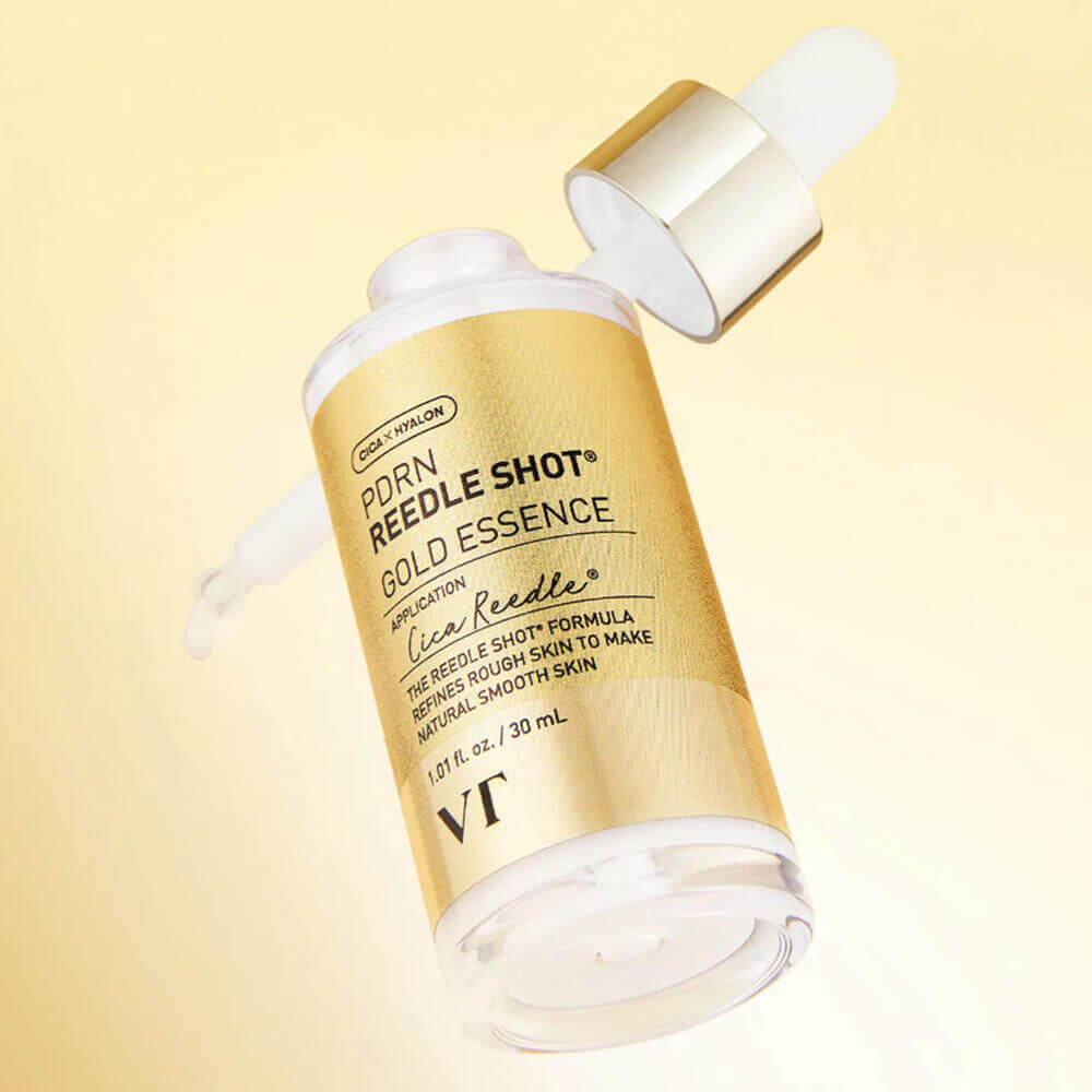 ПРИЕДЕТ ДО 26.02.26 Омолаживающая эссенция с золотом и ПДРН VT Cosmetics PDRN Reedle Shot Gold Essence 30мл