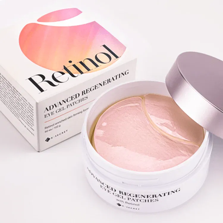 Регенерирующие патчи для век с ретинолом K-SECRET SEOUL 1988 Advanced Regenerating Eye Gel Patches 60шт
